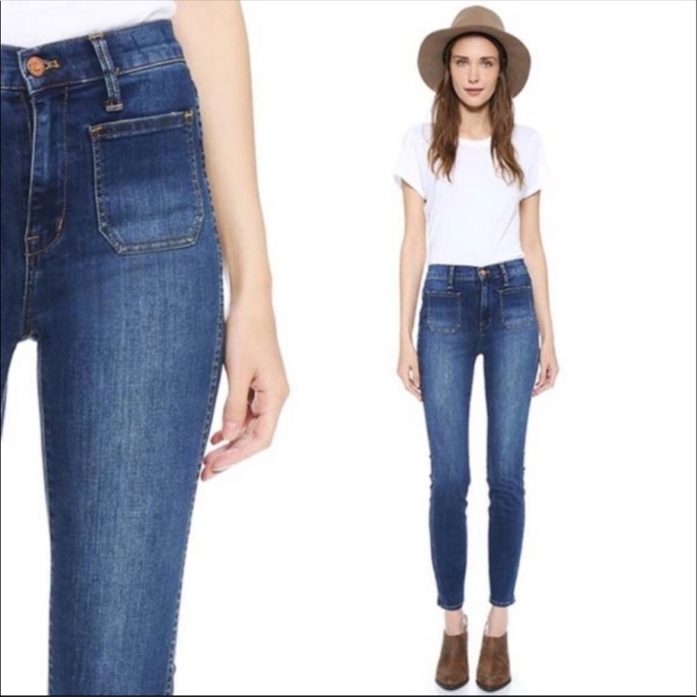 Madewell high waisted sailor jeans
